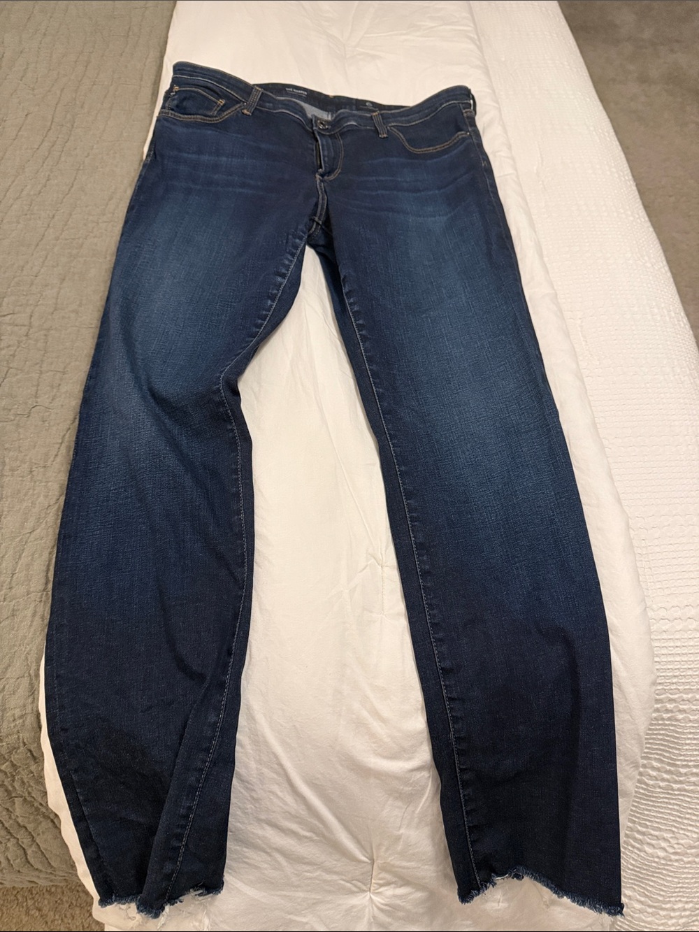 Ag Adriano Goldschmied Dark Indigo Straight-Leg Jeans